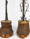 Pair Of Elephant Foot Lamps circa 1900