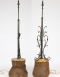 Pair Of Elephant Foot Lamps circa 1900